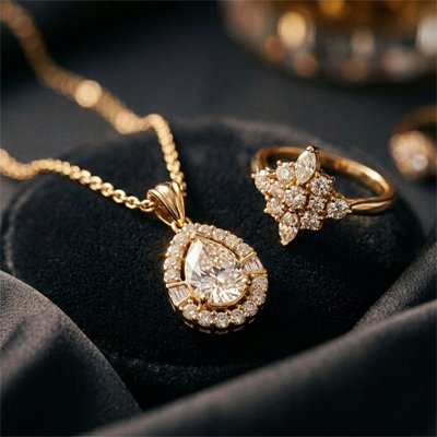 Trendy imitation jewellery collection at HASM Gallery including necklaces earrings and bracelets
